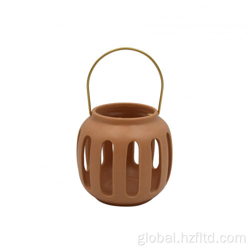 Terracotta Ceramic Lantern Terracotta Ceramic Lantern Candle Holder Supplier